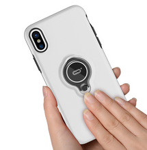 簡約帶指環可直充全包防摔手機殼for iphoneX