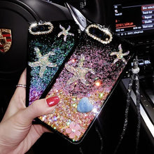 閃亮海星流沙手機保護殼For OPPO R9/R9Plus/R9S/R9SPlus/R11/R11Plus/