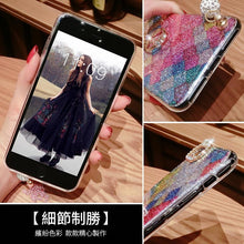 閃粉菱格流蘇鑽球手機保護殼For OPPO R9/R9S/R9Plus/R9SPlus/R11/R11Plus