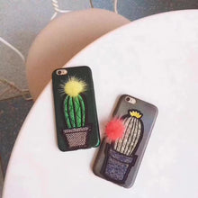 鐳射刺繡立體毛絨菠蘿手機殼For iPhone6/6S/6Plus/6SPlus/7/7Plus/8/8Plus/X