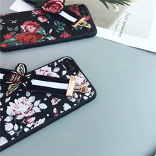 復古刺繡玫瑰花手機殼ForiPhone6/6s/6plus/7/7plus/8/8plus