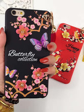 創意花朵喜鵲流蘇手機殼For iPhone6/6Plus/7/7Plus
