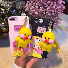 網紅可愛卡通小黃鴨手機殼For iPhone6/6Plus/7/7Plus