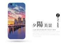 半透明彩繪風景手機保護殼 For iPhone 5S/SE/6/6Plus/6S/6SPlus/7/7Plus/8/8Plus