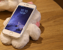 毛絨玻尿酸小黃鴨手機殼For iPhone6/6S/6Plus/6SPlus/7/8/7Plus/8Plus/X