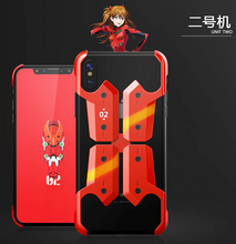 日本EVA福音戰士金屬鋁邊框個性手機殼iPhoneX