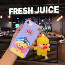 網紅可愛卡通小黃鴨手機殼For iPhone6/6Plus/7/7Plus