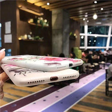 鳥語花香磨砂浮雕彩繪手機殼  For iPhone6/6Plus/7/7Plus/8/ 8Plus/iphoneX