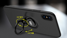 簡約帶指環可直充全包防摔手機殼for iphoneX
