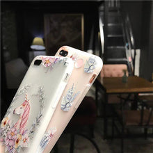 獨角獸火烈鳥磨砂浮雕彩繪手機殼For iPhone6/6S/6Plus/7/7Plus/8/8Plus/iphoneX