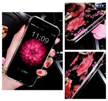 鑲鑽花卉玫瑰之戀薔薇之戀手機保護殼For iPhone6/6Plus/6S/6SPlus/7/7Plus