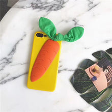 立體可愛胡蘿卜手機殼For iPhone6/6s/6plus/7/7plus/8/8plus
