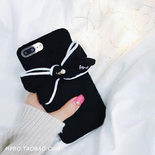 氣質蝴蝶結手機殼For iPhone6/6S/6Plus/6SPlus/7/7Plus/8/8Plus/X