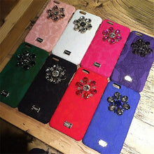 歐美大牌蕾絲水鉆手機殼For iPhone6/6S/6Plus/6SPlus/7/7Plus