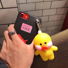 網紅可愛卡通小黃鴨手機殼For iPhone6/6Plus/7/7Plus