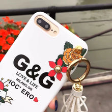 歐美大牌玫瑰花朵流蘇手機殼For iPhone6/6S/6Plus/6SPlus/7/7Plus