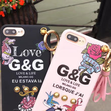 歐美大牌玫瑰花朵流蘇手機殼For iPhone6/6S/6Plus/6SPlus/7/7Plus