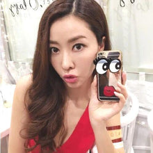 潮牌鏡面眼睛紅唇手機殼For iPhone6/6S/6Plus/7/7Plus