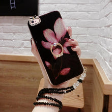 潮流閃粉蓮花手機保護殼For OPPO R9/R9S/R9Plus/R9SPlus/R11/R11Plus