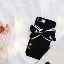 氣質蝴蝶結手機殼For iPhone6/6S/6Plus/6SPlus/7/7Plus/8/8Plus/X
