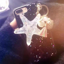 海星吊墜閃粉手機殼For iPhone6/6S/6Plus/6SPlus/7/7Plus/8/8Plus/X