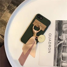 日韓圓金屬絲帶掛件手機殼For iPhone6/6s/6plus/6splus/7/7plus/8/8plus