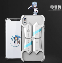 日本EVA福音戰士金屬鋁邊框個性手機殼iPhoneX