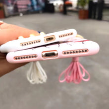 歐美大牌玫瑰花朵流蘇手機殼For iPhone6/6S/6Plus/6SPlus/7/7Plus