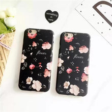 氣質玫瑰花磨砂手機保護殼For iPhone 6/6plus/6s/6splus/7/7plus