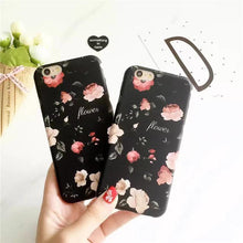 氣質玫瑰花磨砂手機保護殼For iPhone 6/6plus/6s/6splus/7/7plus