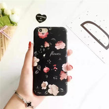 氣質玫瑰花磨砂手機保護殼For iPhone 6/6plus/6s/6splus/7/7plus