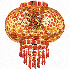 新年春節中式陽台吊燈籠