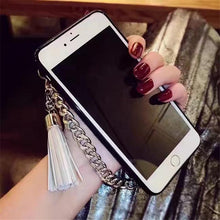 奢華星星閃粉斜跨鏈條手機保護殼For iPhone6/6s/6plus/6splus/7/7plus
