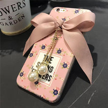 蝴蝶結珍珠手機殼 for iPhone 6/6plus/6s/6splus/7/7plus/8/8 plus