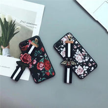 復古刺繡玫瑰花手機殼ForiPhone6/6s/6plus/7/7plus/8/8plus