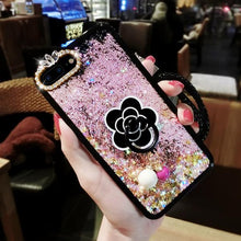 閃粉流沙山茶花手機保護殼For OPPO R9/R9S/R9Plus/R9SPlus/R11/R11Plus