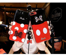 卡通蝴蝶結手機殼For iPhone6/6s/6plus/6splus/7/7plus/X