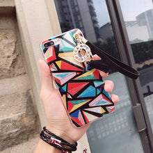 閃粉菱形流蘇亮面手機保護殼For iPhone6/6s/6plus/6splus/7/7plus