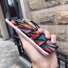 閃粉菱形流蘇亮面手機保護殼For iPhone6/6s/6plus/6splus/7/7plus