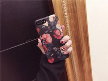 復古玫瑰花手機殼For iPhone6/6s/6plus/7/7plus