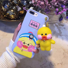 網紅可愛卡通小黃鴨手機殼For iPhone6/6Plus/7/7Plus