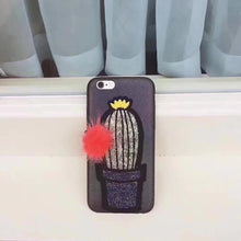 鐳射刺繡立體毛絨菠蘿手機殼For iPhone6/6S/6Plus/6SPlus/7/7Plus/8/8Plus/X