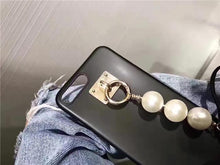 韓國珍珠蝴蝶結吊墜手機殼For iPhone6/6s/6plus/7/7plus