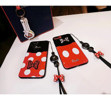 卡通蝴蝶結手機殼For iPhone6/6s/6plus/6splus/7/7plus/X