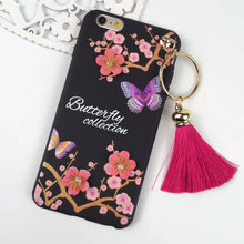 創意花朵喜鵲流蘇手機殼For iPhone6/6Plus/7/7Plus