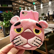 卡通毛絨公仔零錢包掛繩手機殼For iPhone6/6S/6Plus/6SPlus/7/7Plus/8/8Plus/X