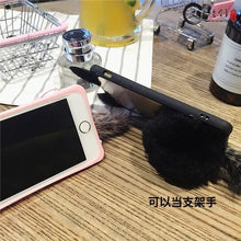 毛球可愛錨咪耳朵手機保護殼For iPhone6/6s/6plus/6splus/7/7plus/8/8plus