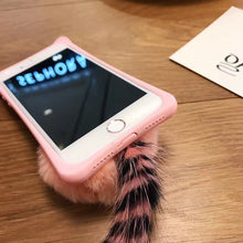 毛球可愛錨咪耳朵手機保護殼For iPhone6/6s/6plus/6splus/7/7plus/8/8plus