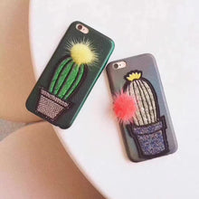 鐳射刺繡立體毛絨菠蘿手機殼For iPhone6/6S/6Plus/6SPlus/7/7Plus/8/8Plus/X