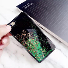 創意俄羅斯方塊閃粉流沙手機殼For iPhone6/6S/6Plus/6SPlus/7/7Plus
